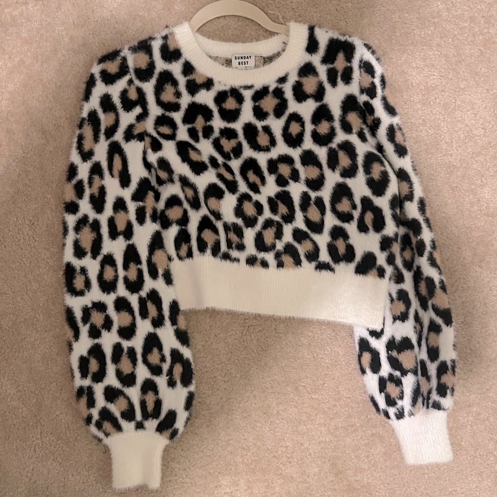 Aritzia fuzzy crop